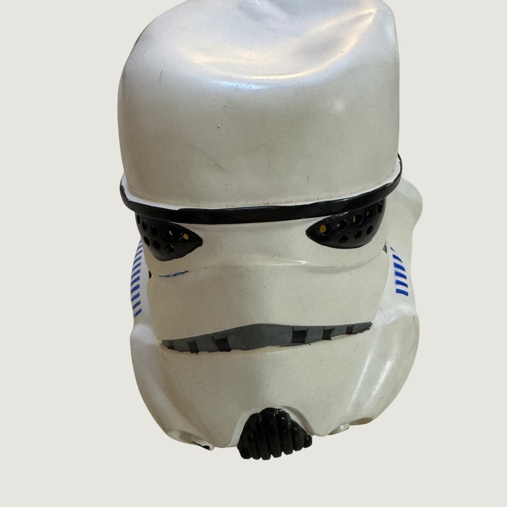Vintage 1995 Star Wars Stormtrooper Mask Lucasfilm Vinyl Rubber Helmet White